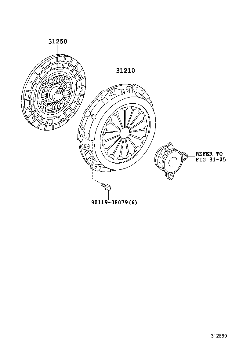31250-02282 DISC ASSY, CLUTCH product image