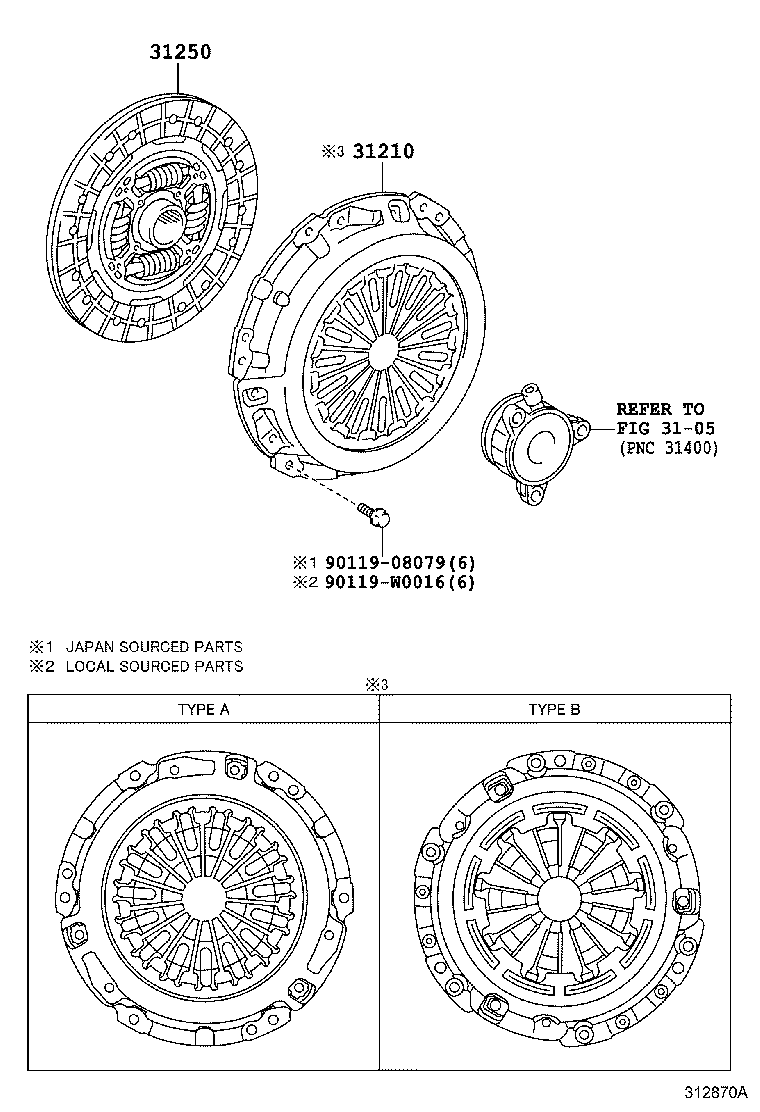 31250-52211 DISC ASSY, CLUTCH product image