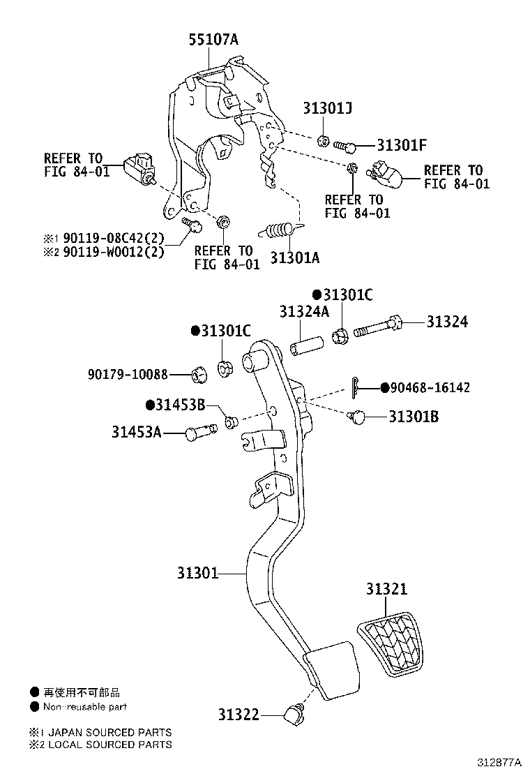 31481-0D340 TUBE, CLUTCH MASTER CYLINDER TO FLEXIBLE HOSE product image