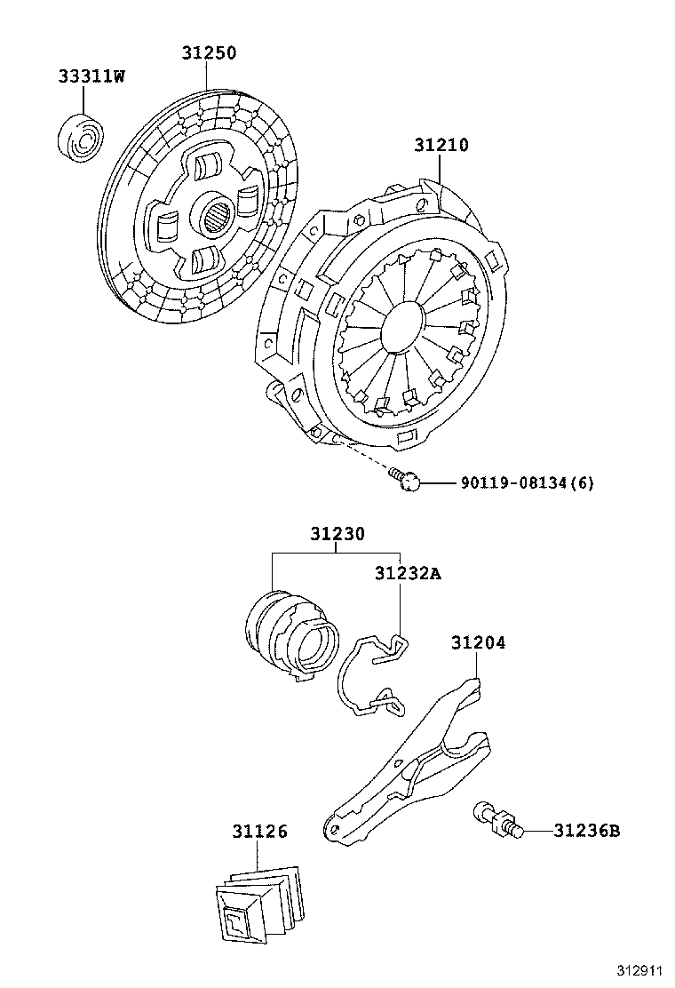 31210-35150 COVER ASSY, CLUTCH product image