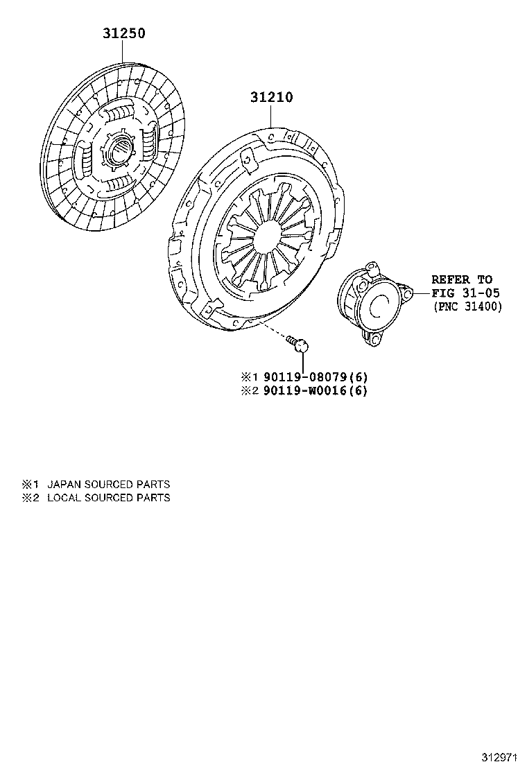 31210-12370 COVER ASSY, CLUTCH product image