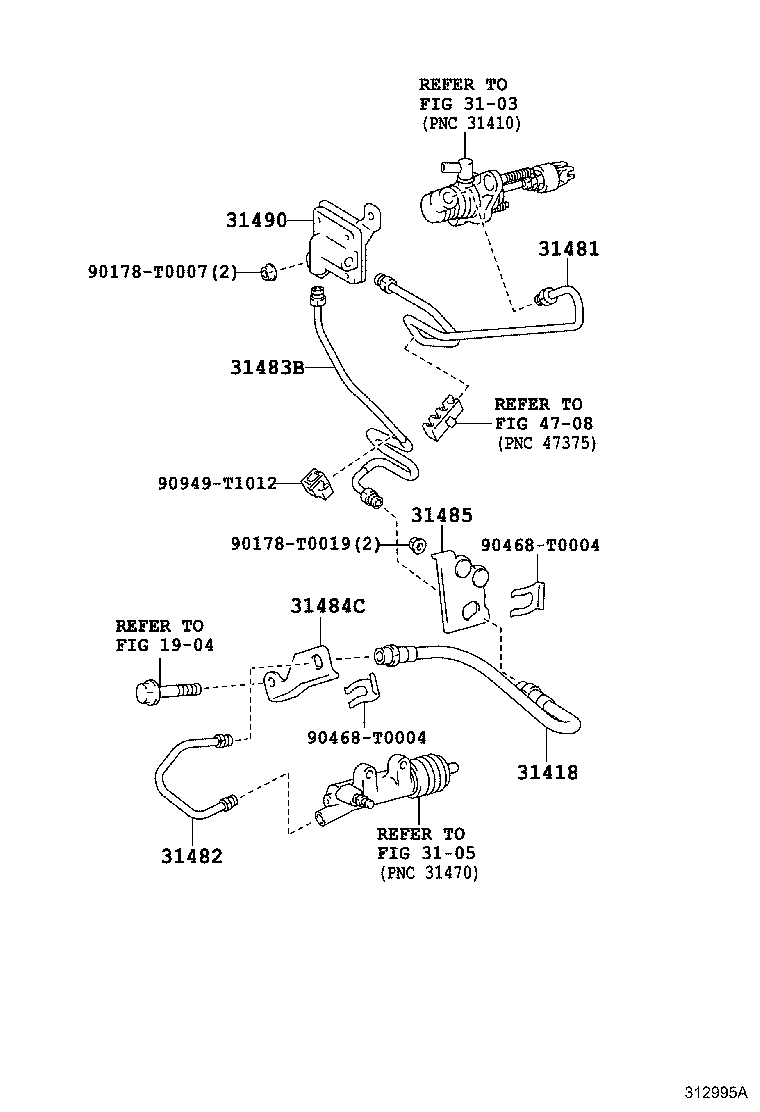 31301-KK040 PEDAL SUB-ASSY, CLUTCH product image