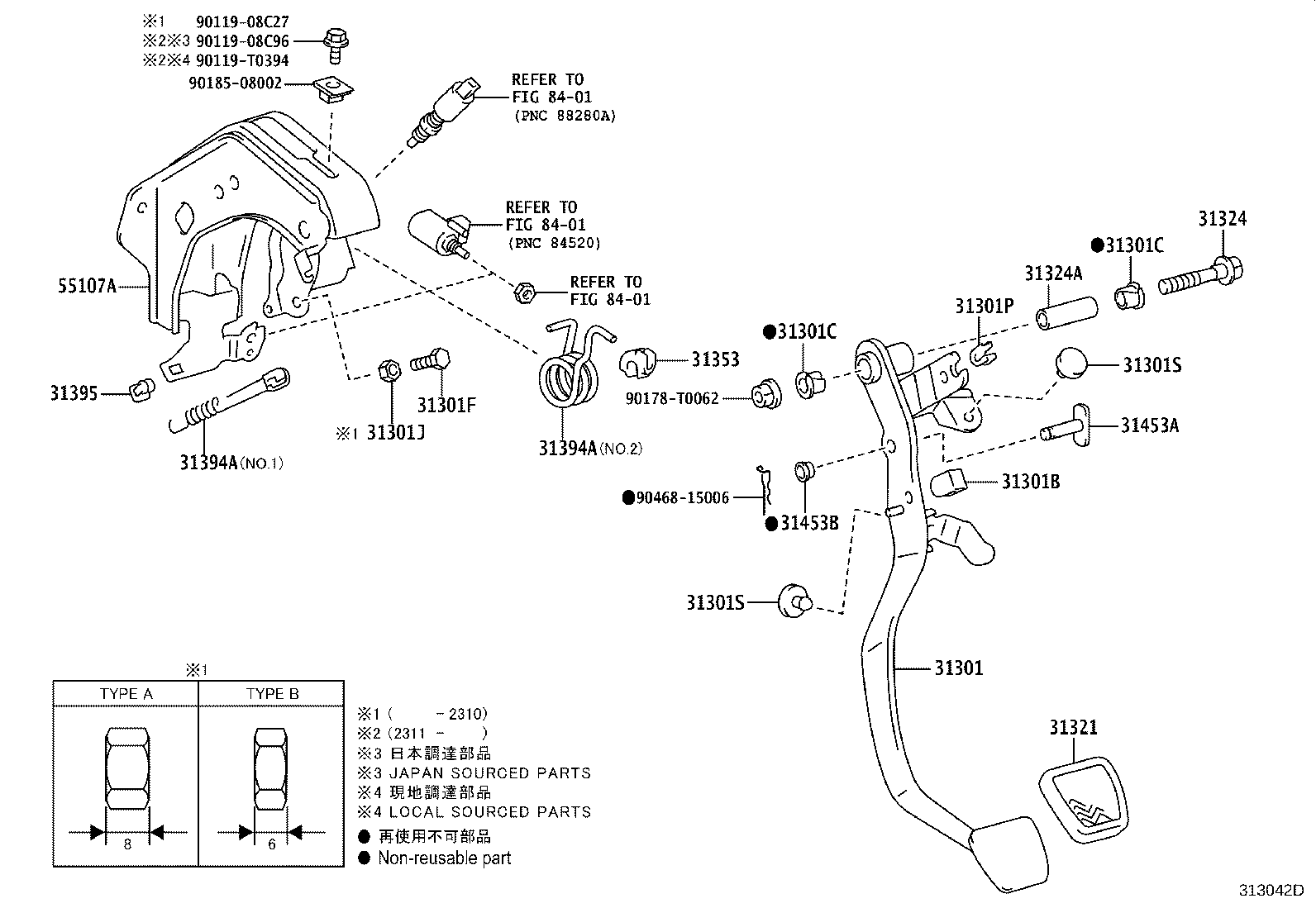 31482-0K030 TUBE, CLUTCH RELEASE CYLINDER TO FLEXIBLE HOSE product image