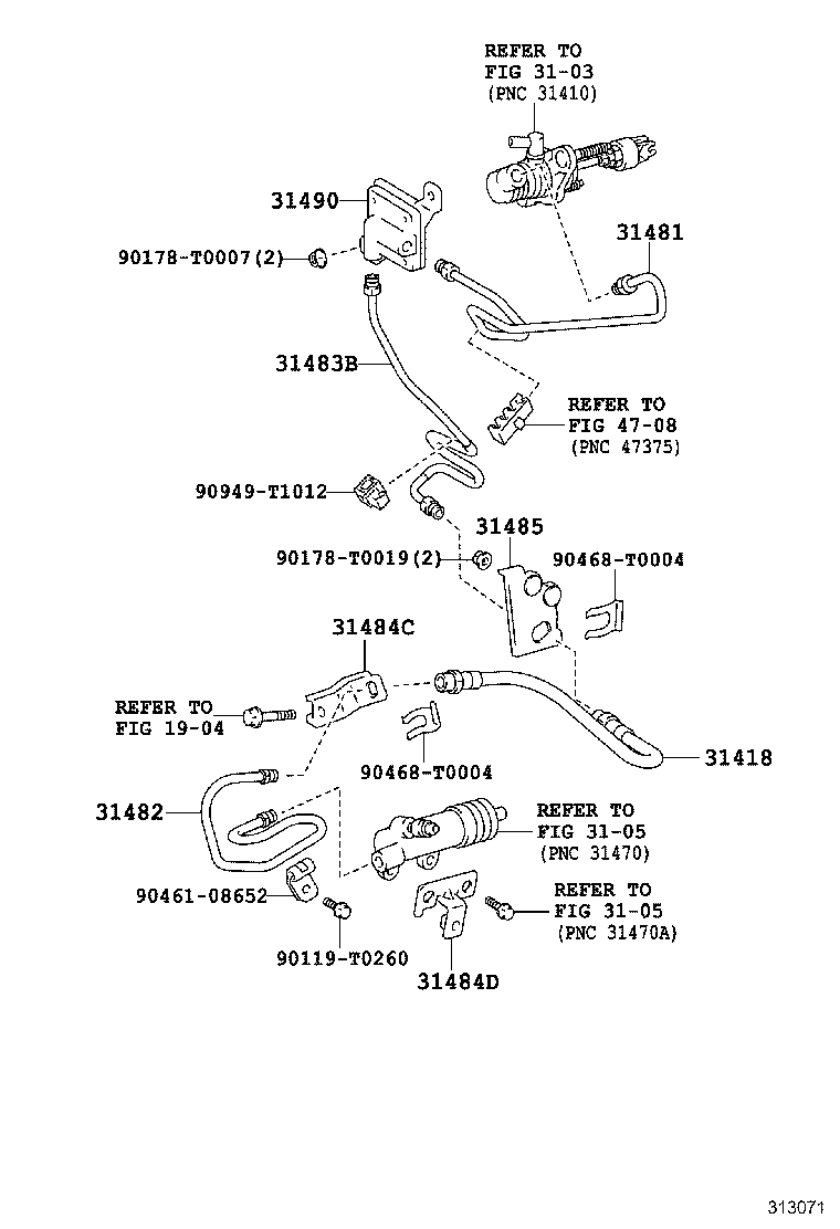 31301-0K280 PEDAL SUB-ASSY, CLUTCH product image
