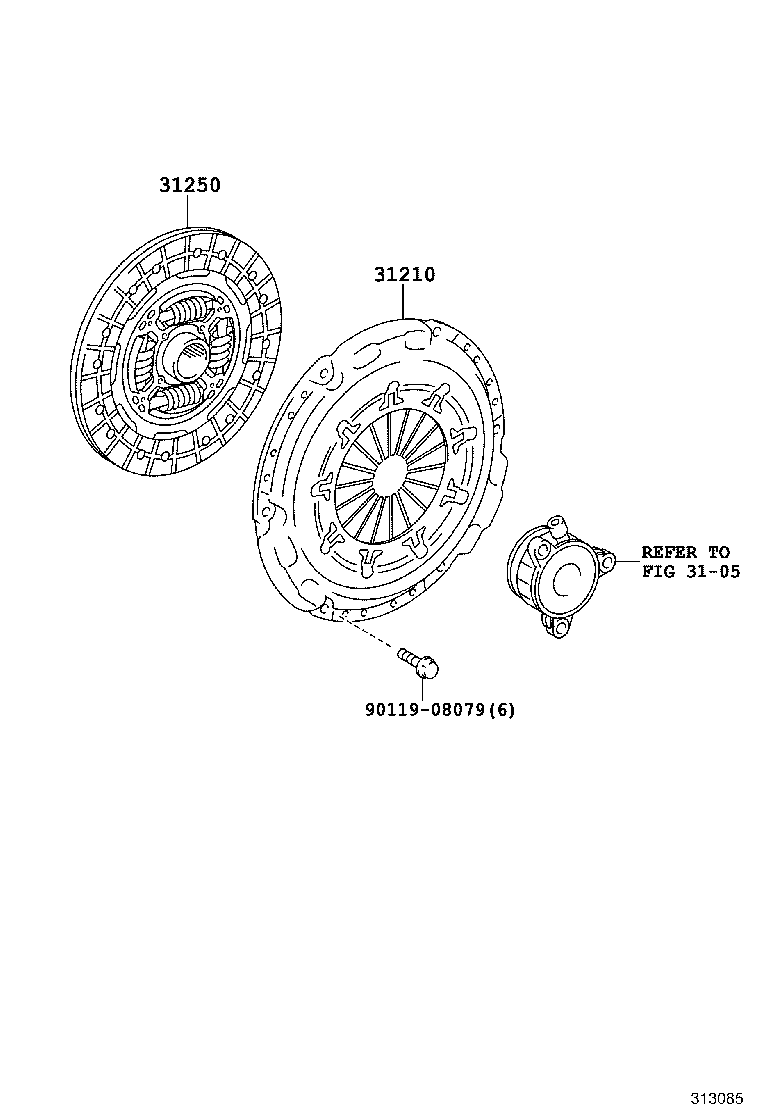 31210-0D110 COVER ASSY, CLUTCH product image