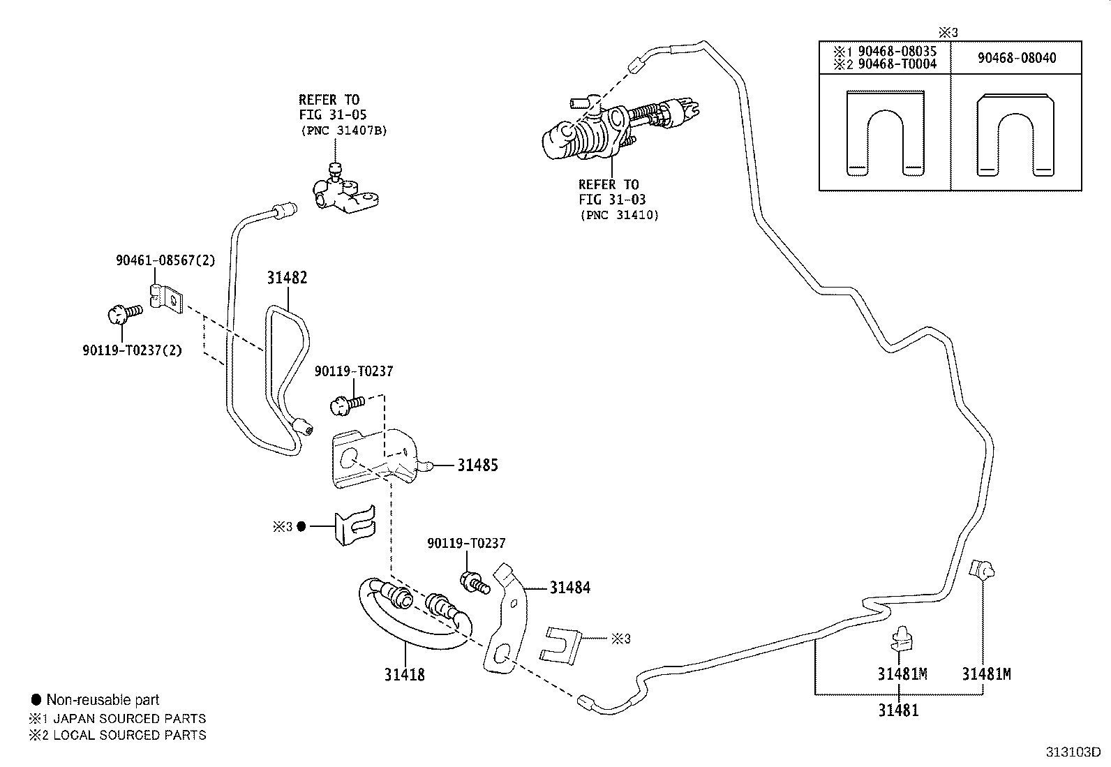 31301-0D130 PEDAL SUB-ASSY, CLUTCH product image