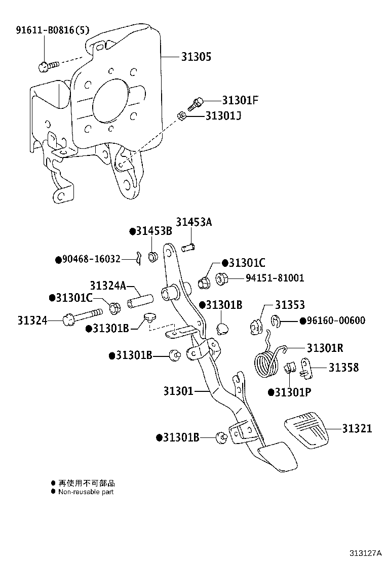 31482-25210 TUBE, CLUTCH RELEASE CYLINDER TO FLEXIBLE HOSE product image