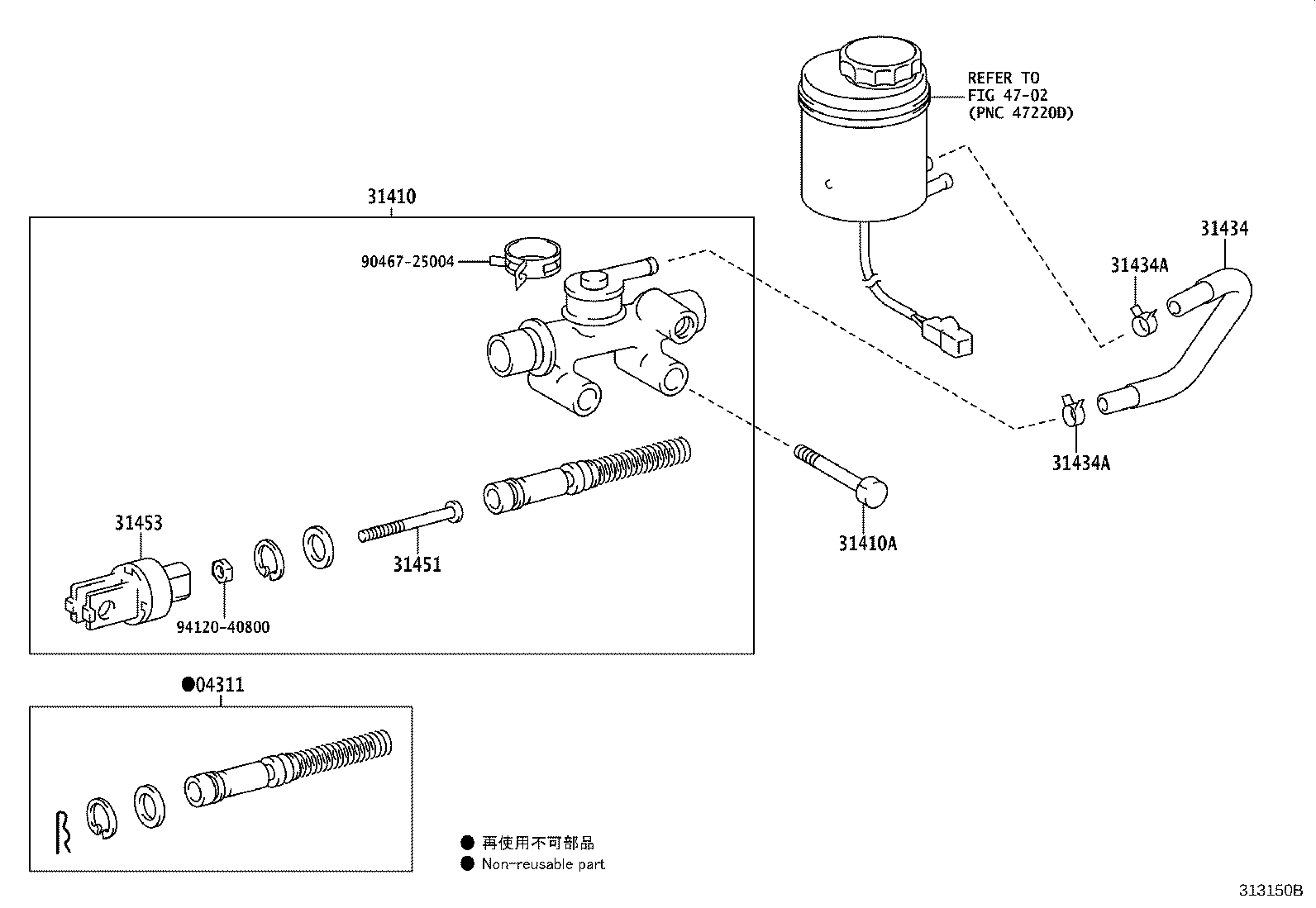 31434-36330 TUBE, CLUTCH RESERVOIR product image