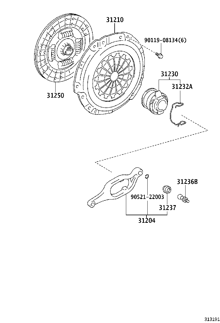 31250-35452 DISC ASSY, CLUTCH product image