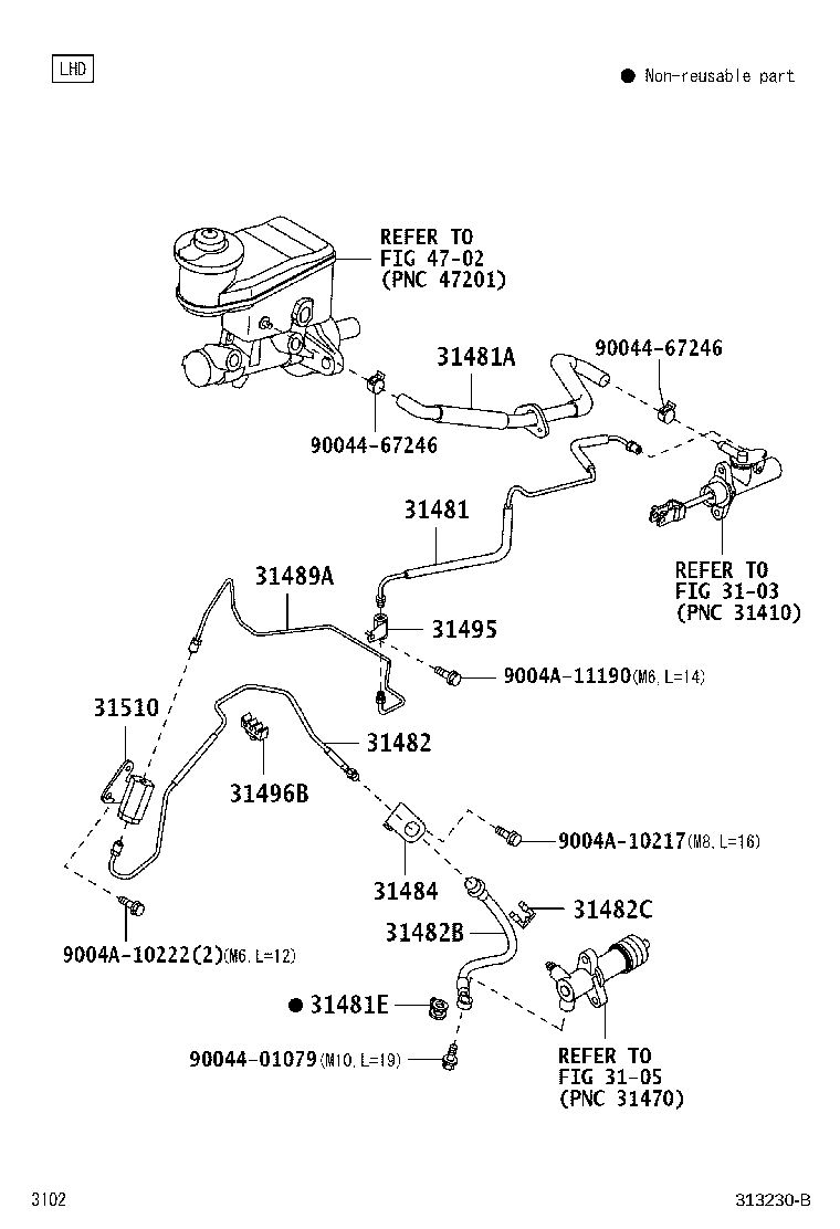 31310-BZ360 PEDAL SUB-ASSY, CLUTCH product image