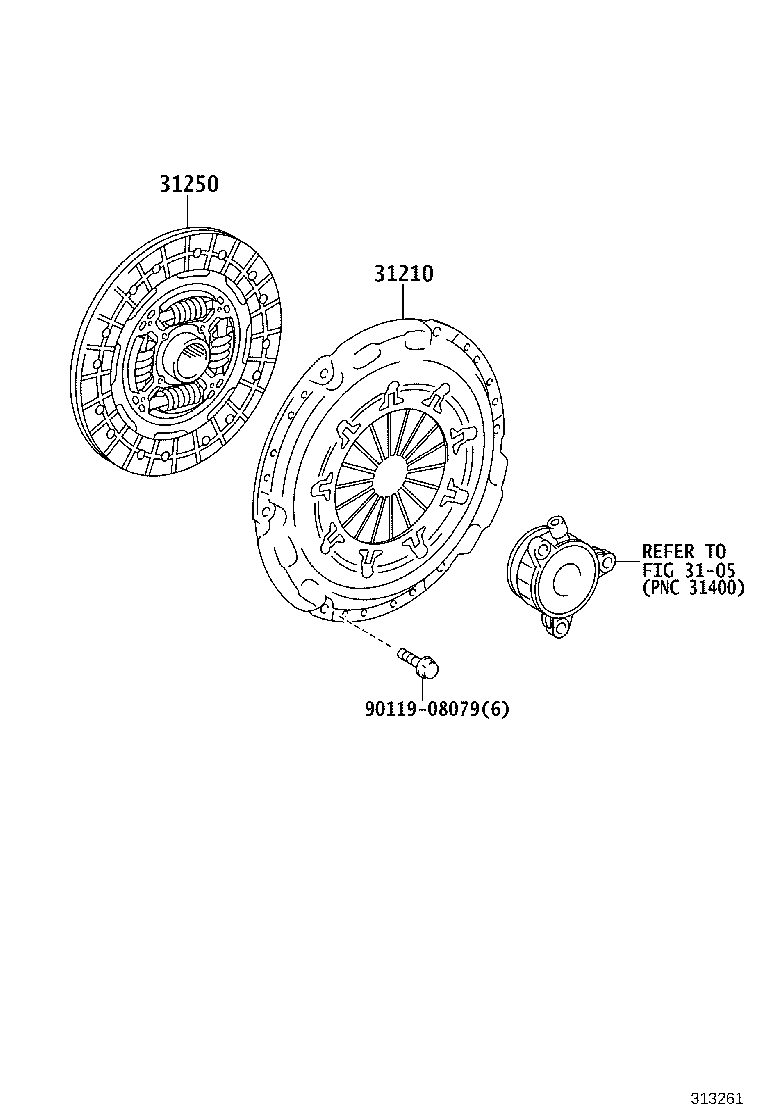 31204-0D040 FORK SUB-ASSY, CLUTCH RELEASE product image