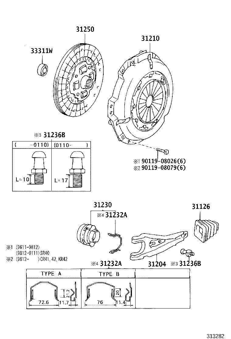 31210-28050 COVER ASSY, CLUTCH product image