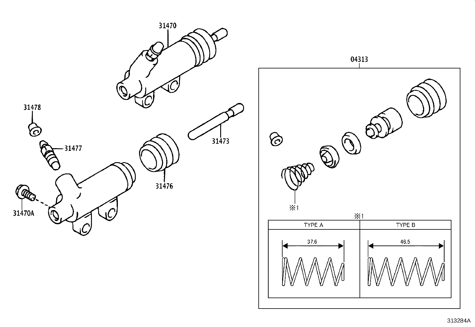 91651-40825 BOLT(FOR CLUTCH RELEASE CYLINDER SETTING) product image