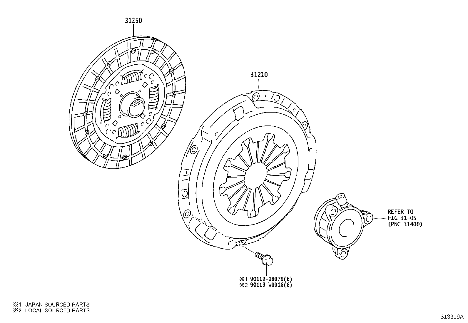 31210-02370 COVER ASSY, CLUTCH product image