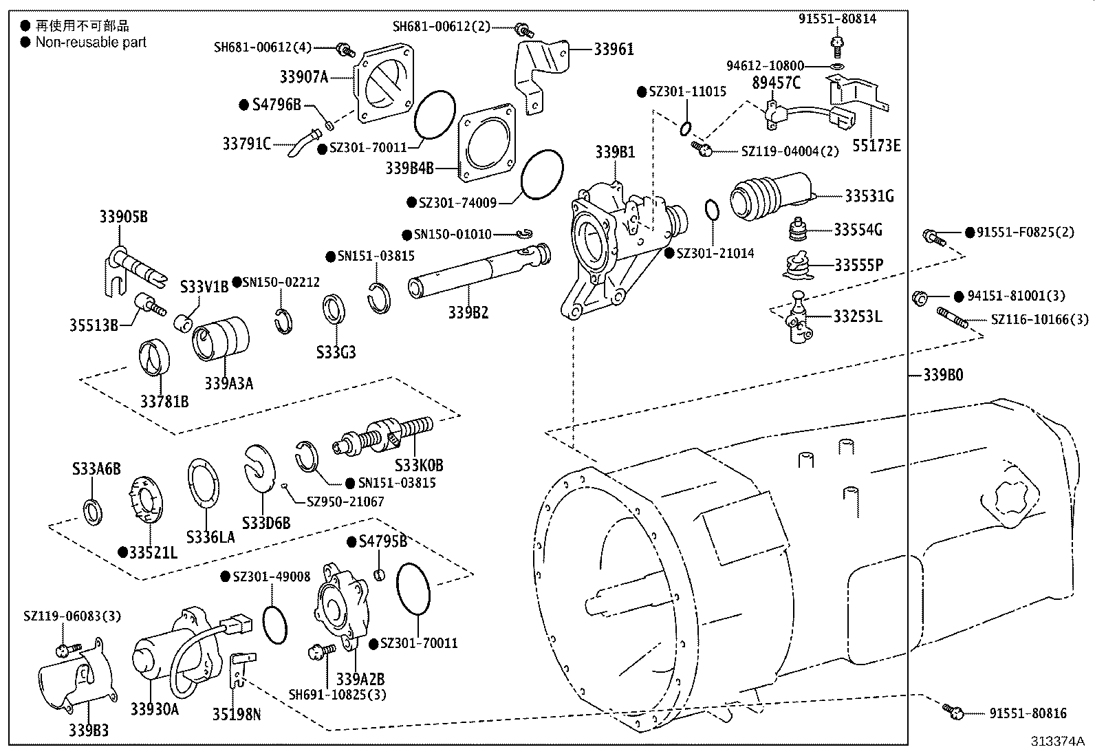 89457-37010 STROKE SENSOR, SHIFT product image
