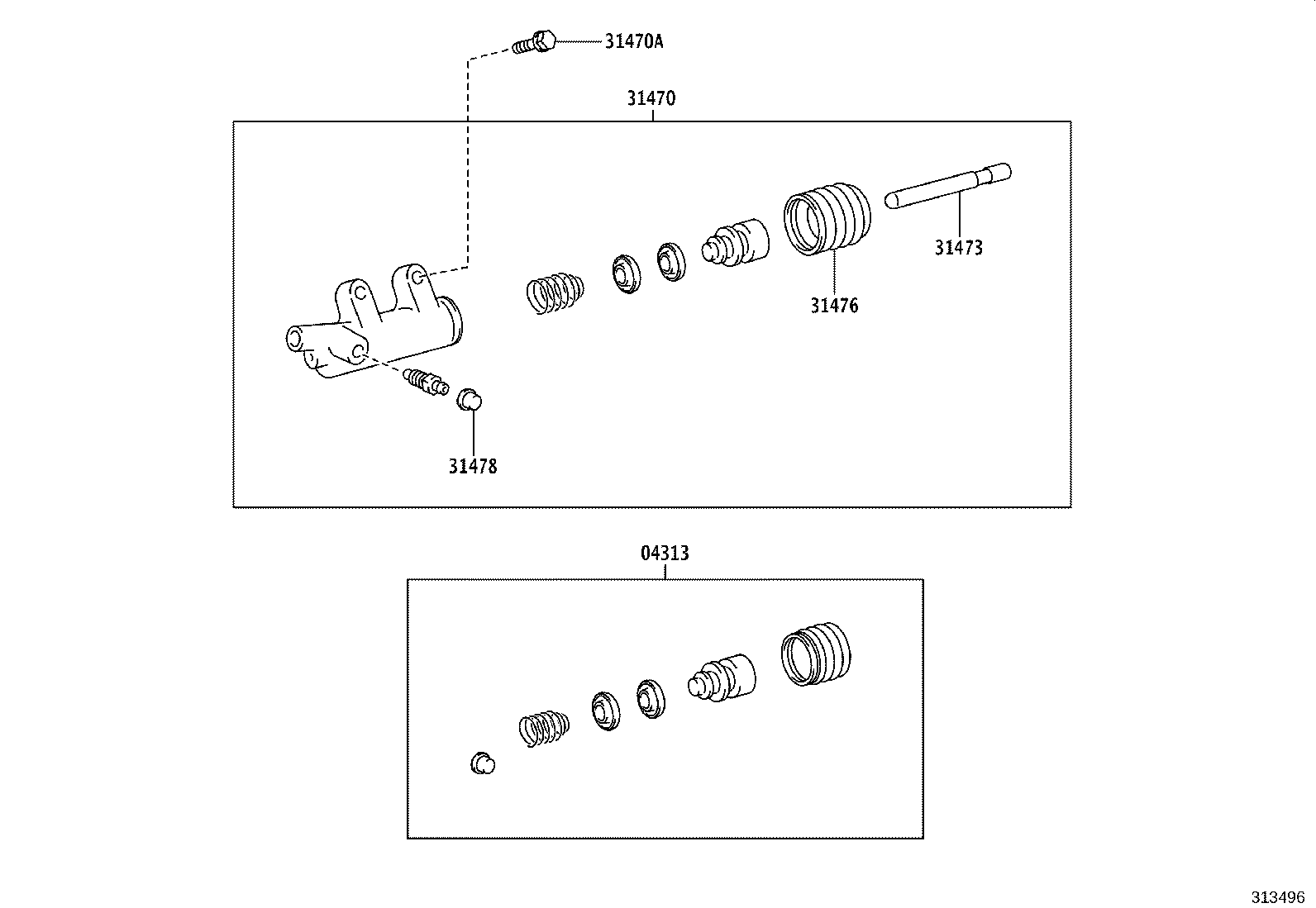 90119-T0221 BOLT(FOR CLUTCH RELEASE CYLINDER SETTING) product image