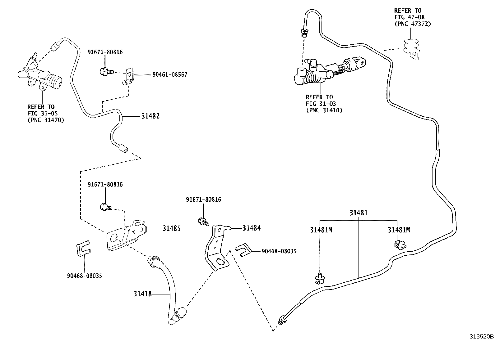 31301-K0020 PEDAL SUB-ASSY, CLUTCH product image