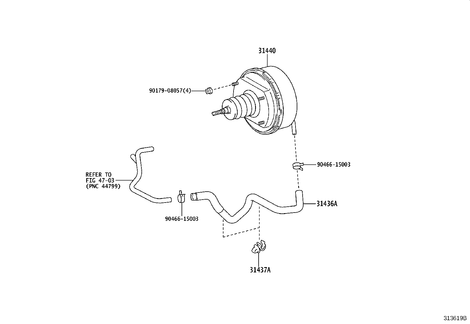 31440-37131 BOOSTER ASSY, CLUTCH W/AIR CLEANER product image