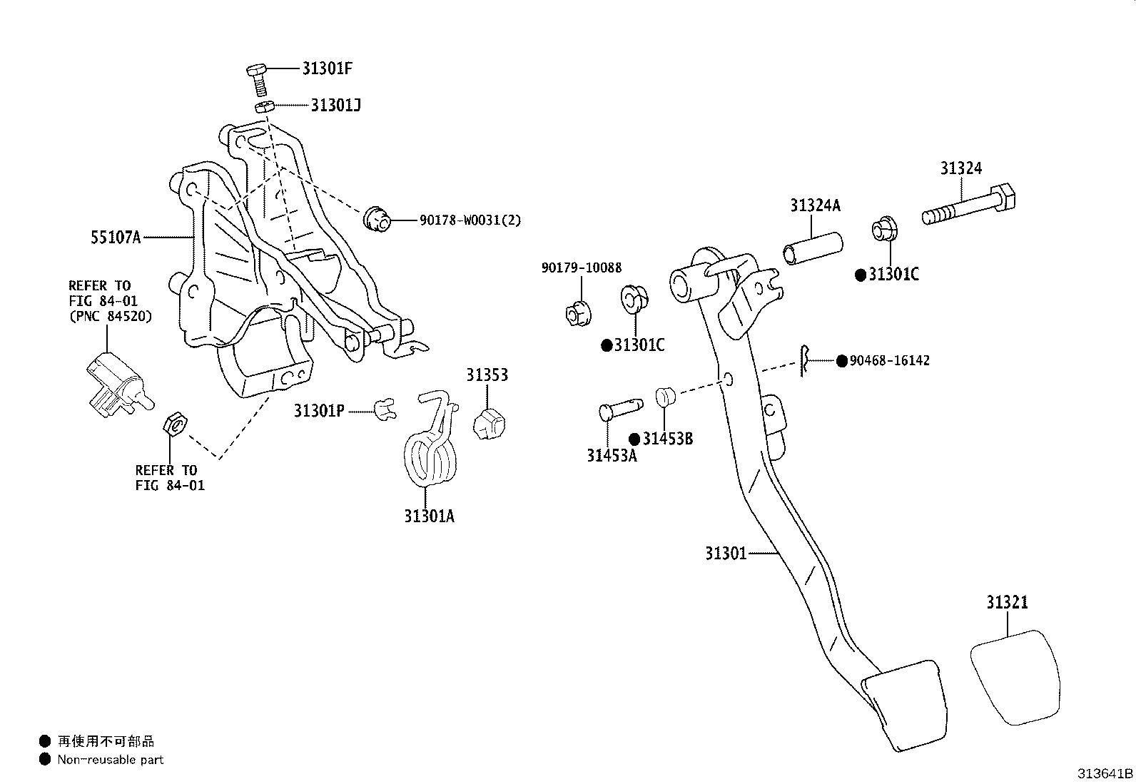31380-K0050 SUPPORT ASSY, PEDAL product image