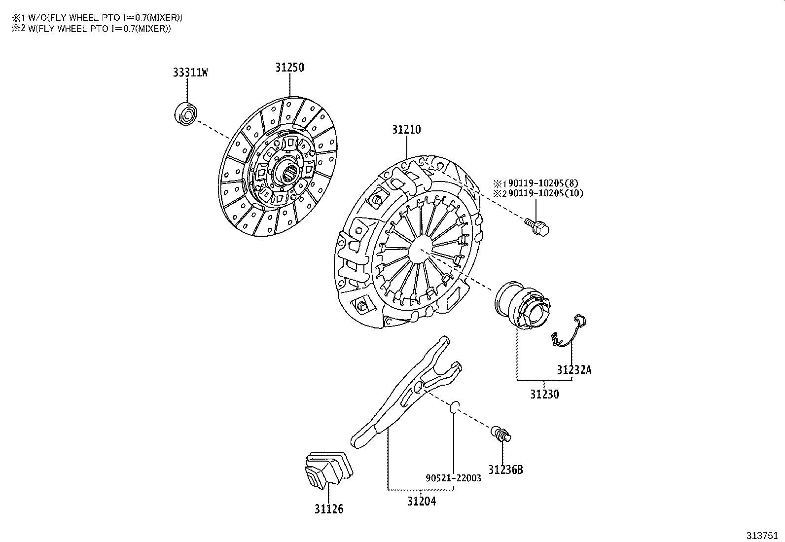 31250-37151 DISC ASSY, CLUTCH product image