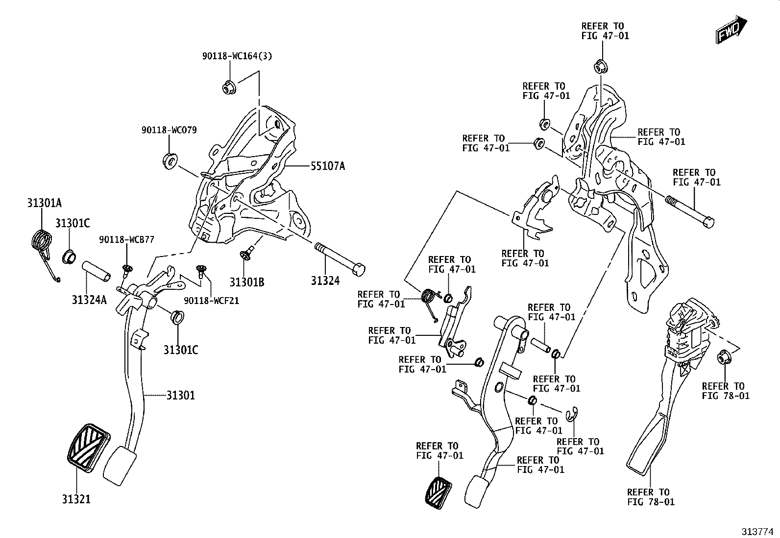 90118-WC781 CLAMP(FOR CLUTCH TUBE) product image