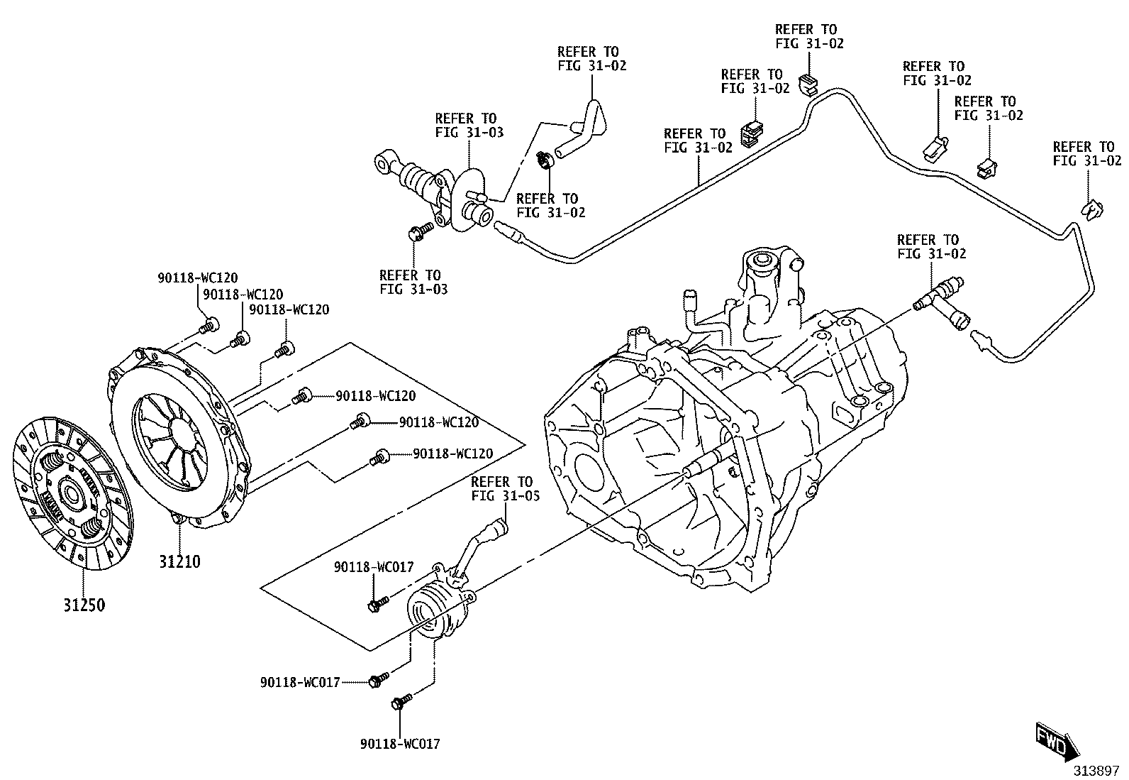 31210-WC010 COVER ASSY, CLUTCH product image