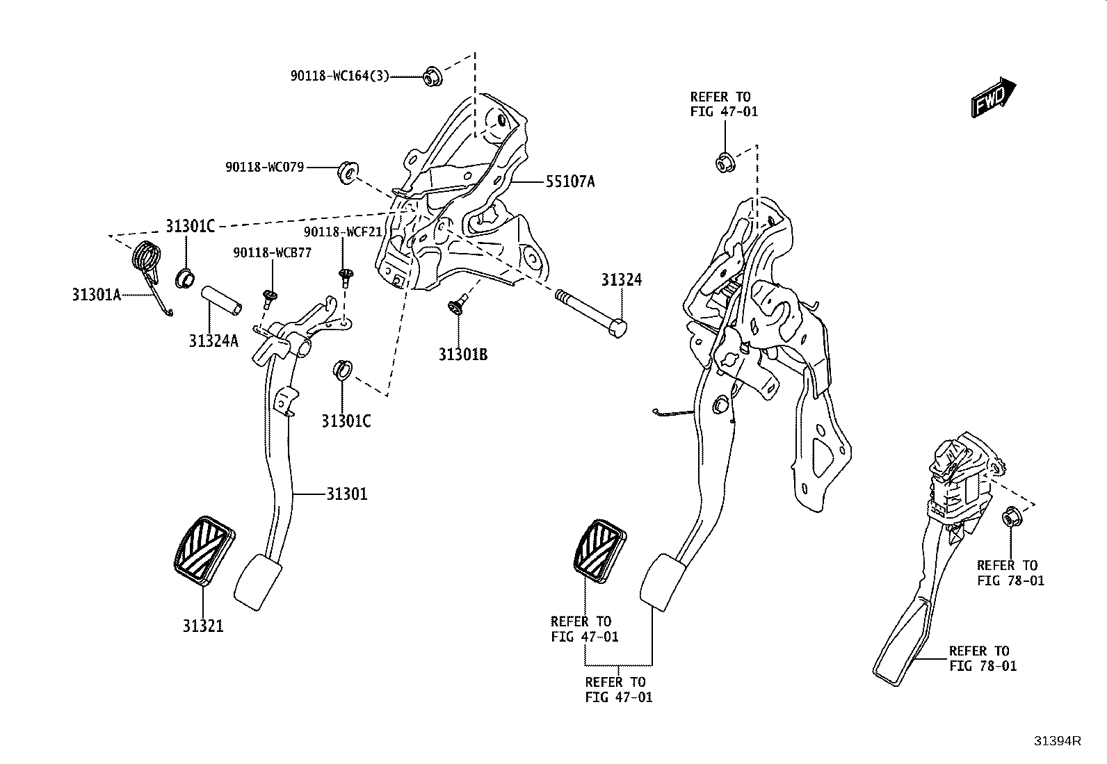 31481-WC017 TUBE, CLUTCH MASTER CYLINDER TO FLEXIBLE HOSE product image
