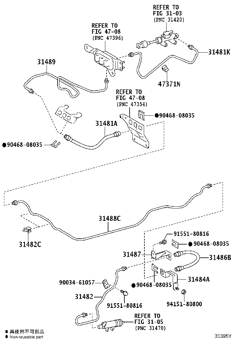 31316-37020 SPRING, TURN OVER CLUTCH PEDAL product image