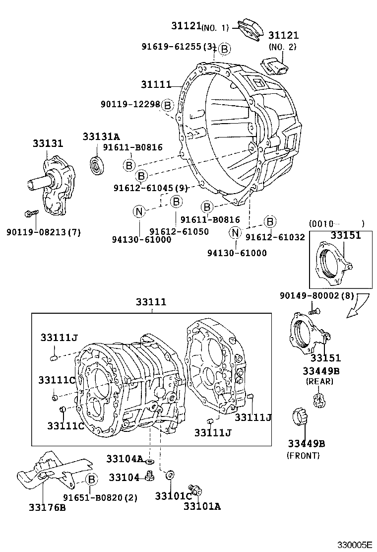 33119-60060 PLATE, STIFFENER, LH(MTM) product image