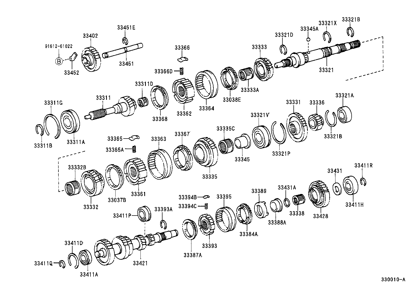 33362-35060 HUB, TRANSMISSION CLUTCH, NO.2 product image