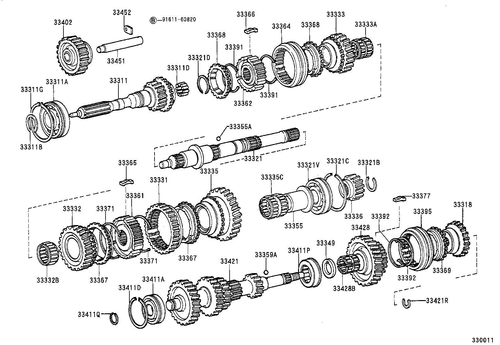 33362-35060 HUB, TRANSMISSION CLUTCH, NO.2 product image