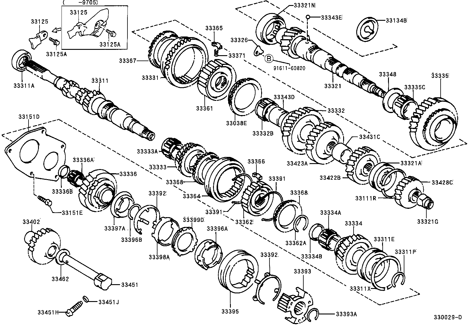 Toyota 33368-12042 RING, SYNCHRONIZER, NO.2