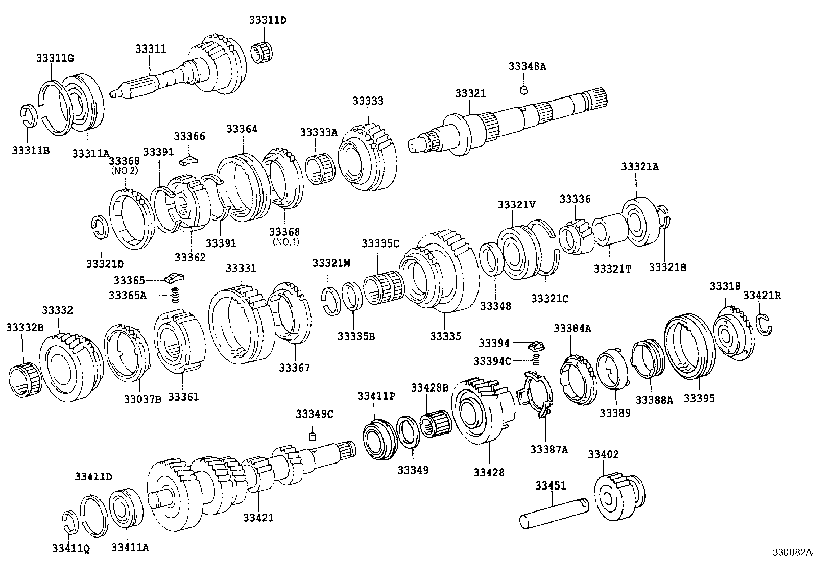 33481-26050 GEAR, SPEEDOMETER DRIVE (MTM) product image