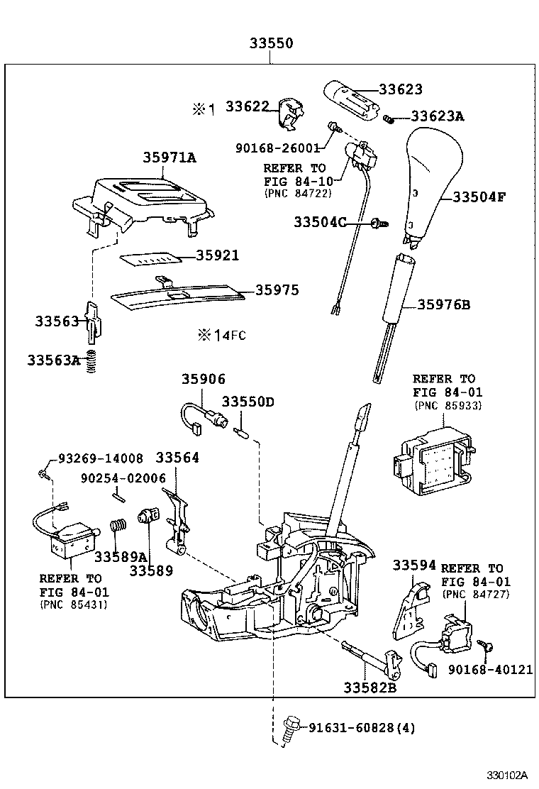 33826-16010 BRACKET, TRANSMISSION CONTROL CABLE, NO.2 product image