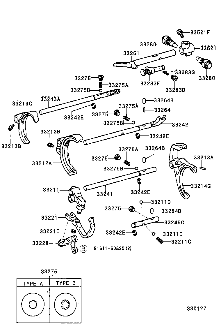 33521-24040 HOUSING, SHIFT LEVER product image