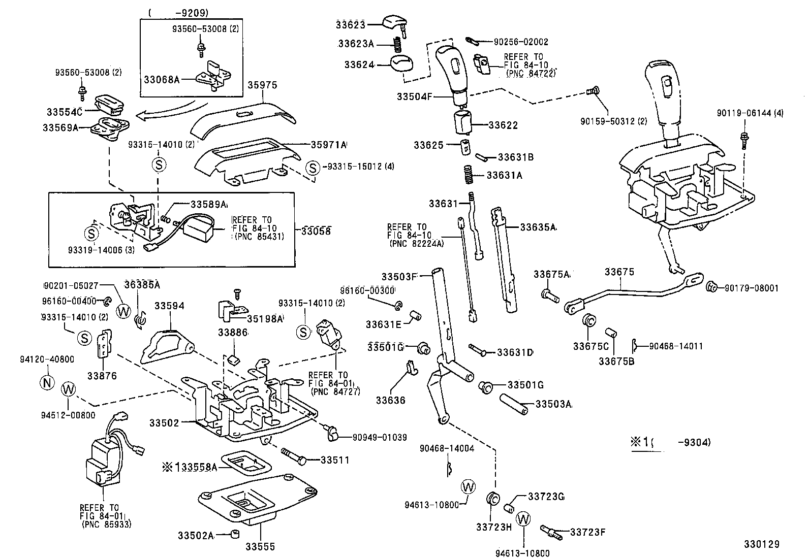 33530-24040 LEVER ASSY, SHIFT (FOR FLOOR SHIFT) product image