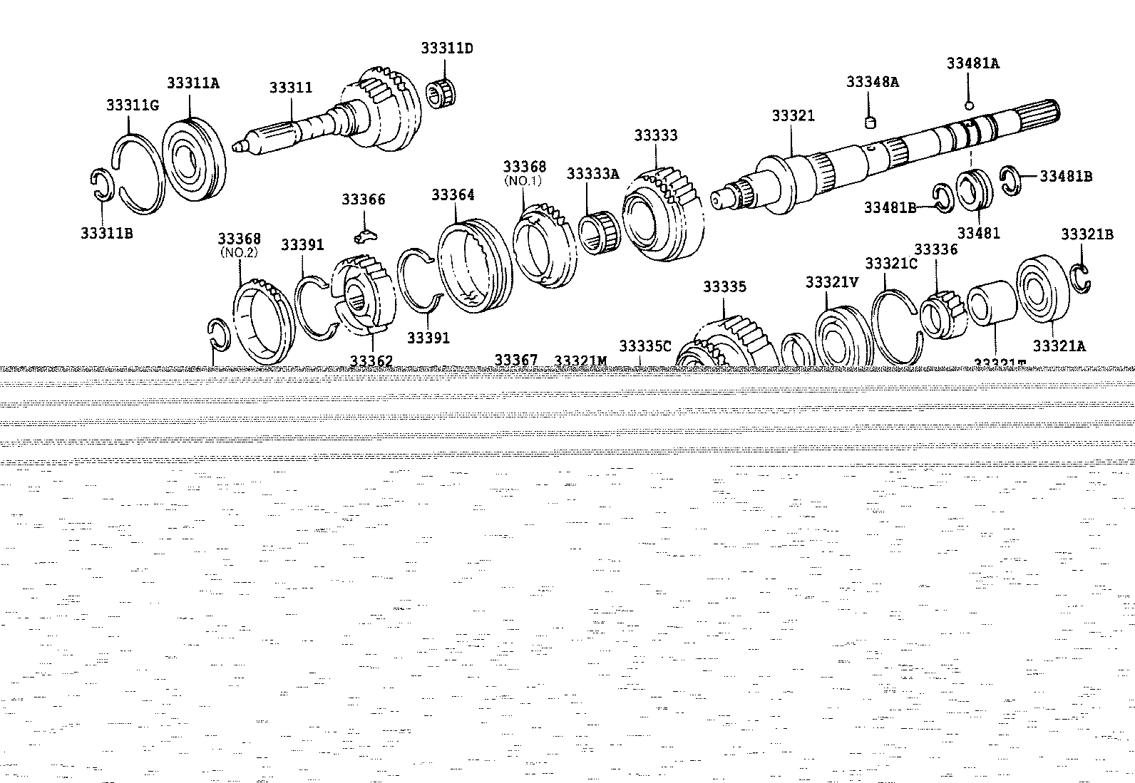33034-24010 GEAR, 3RD product image