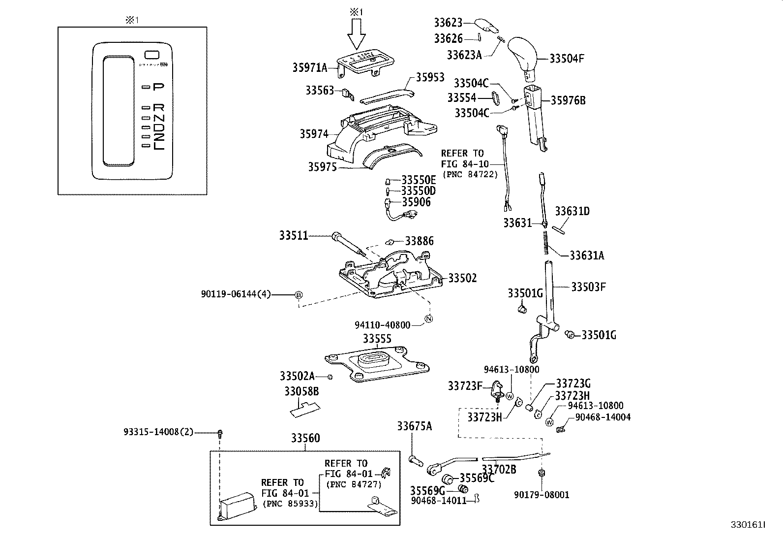 33661-22010 HOUSING, SHIFT LEVER GUIDE product image