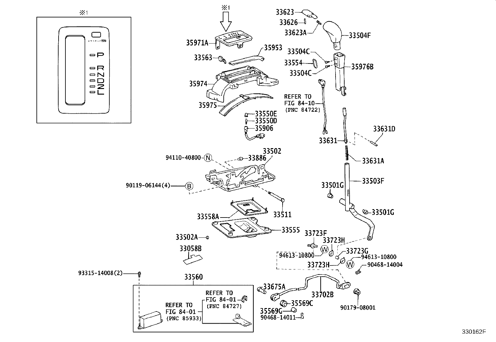 33661-22010 HOUSING, SHIFT LEVER GUIDE product image