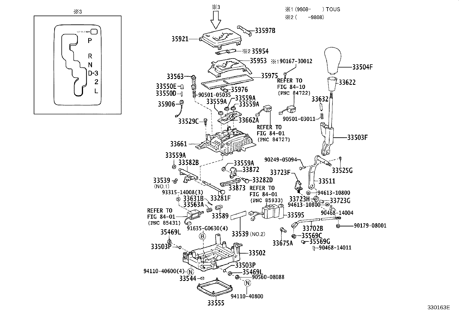 33661-22010 HOUSING, SHIFT LEVER GUIDE product image