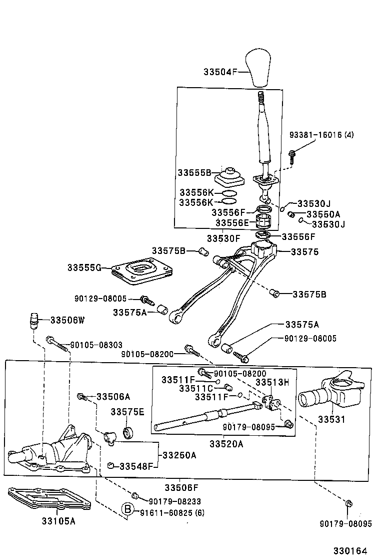 33661-22010 HOUSING, SHIFT LEVER GUIDE product image