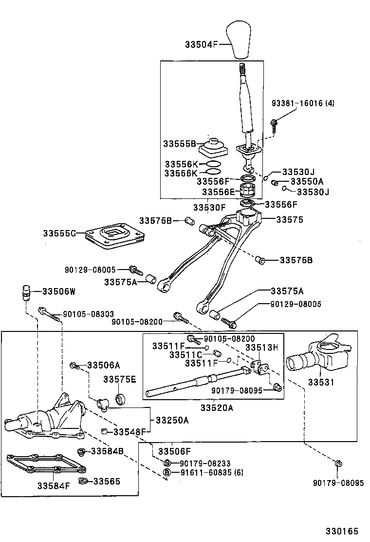 33661-22010 HOUSING, SHIFT LEVER GUIDE product image