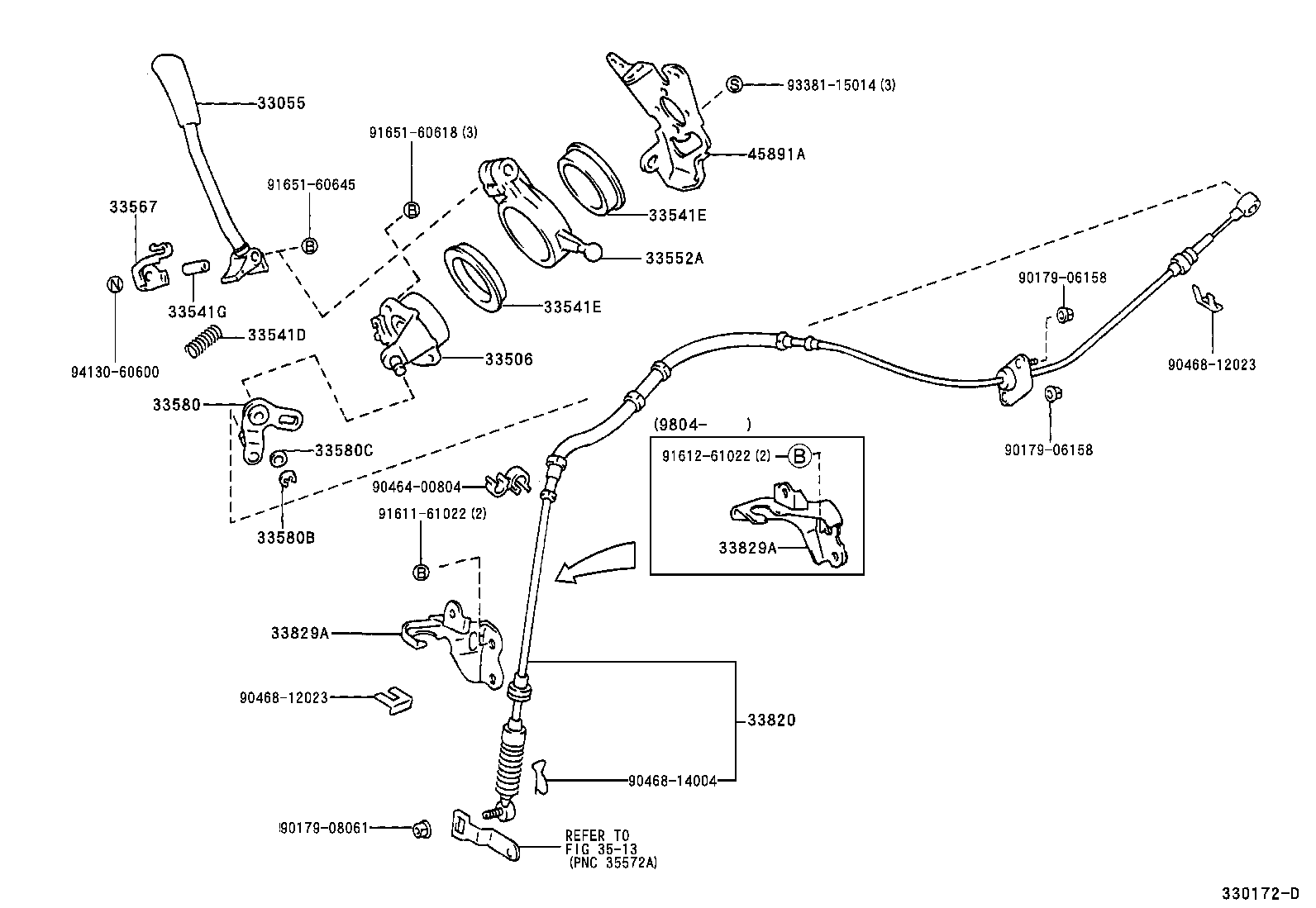 33552-44010 ARM, SHIFT LEVER product image