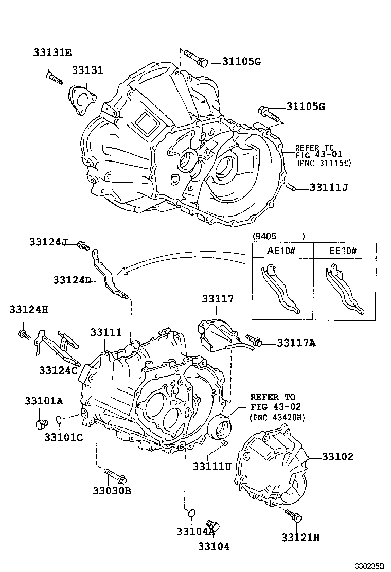 33111-33031 CASE, MANUAL TRANSMISSION product image