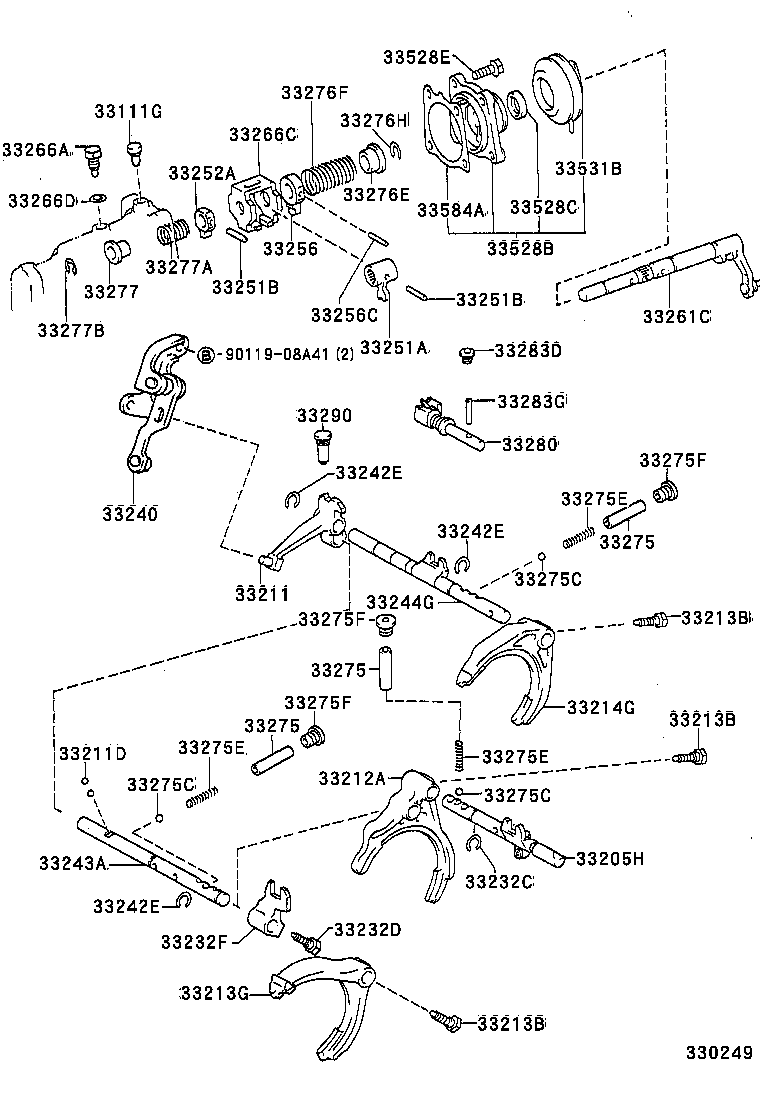 90341-16015 BALL ASSY, LOCK, NO.2 product image