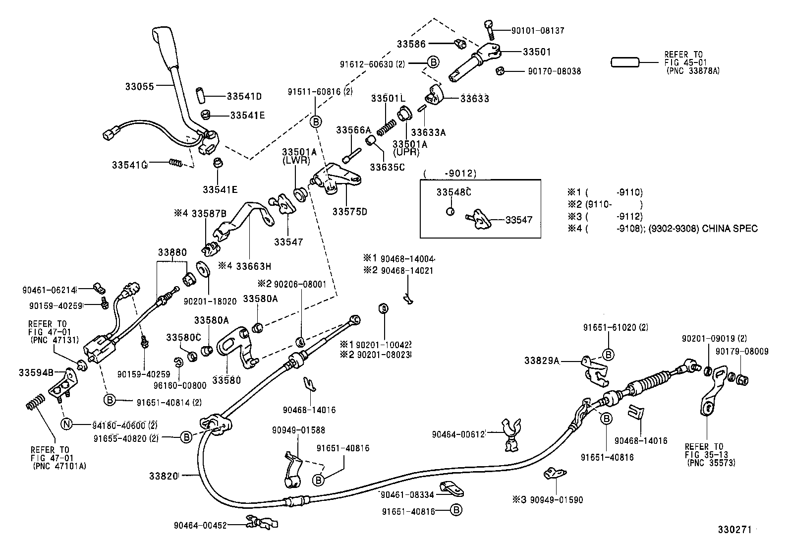 33829-28060 SUPPORT, TRANSMISSION CONTROL CABLE product image