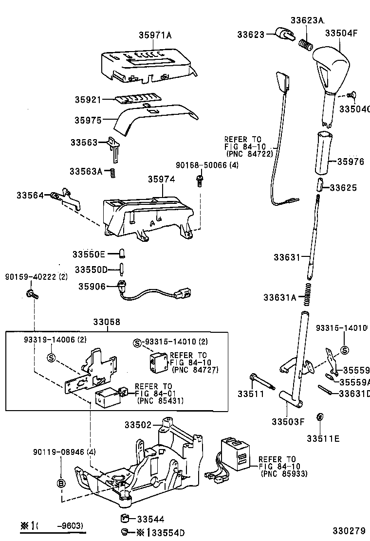 33058-07040 BRACKET SUB-ASSY, SHIFT LOCK SOLENOID product image