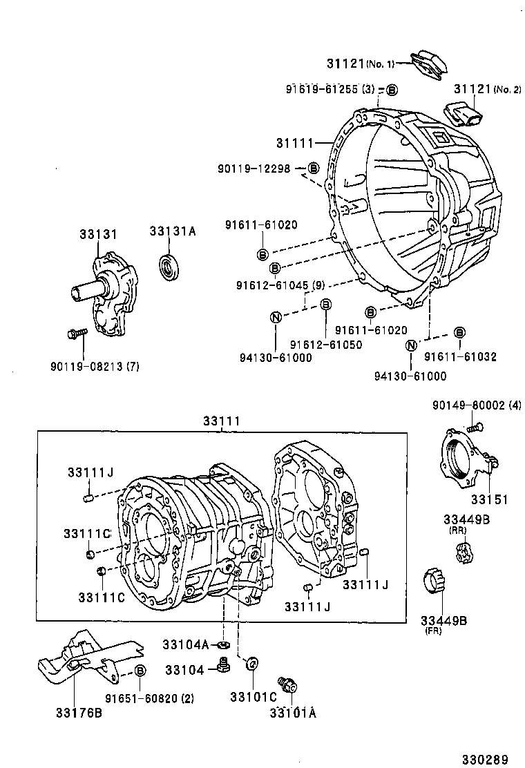 31111-35070 HOUSING, CLUTCH product image