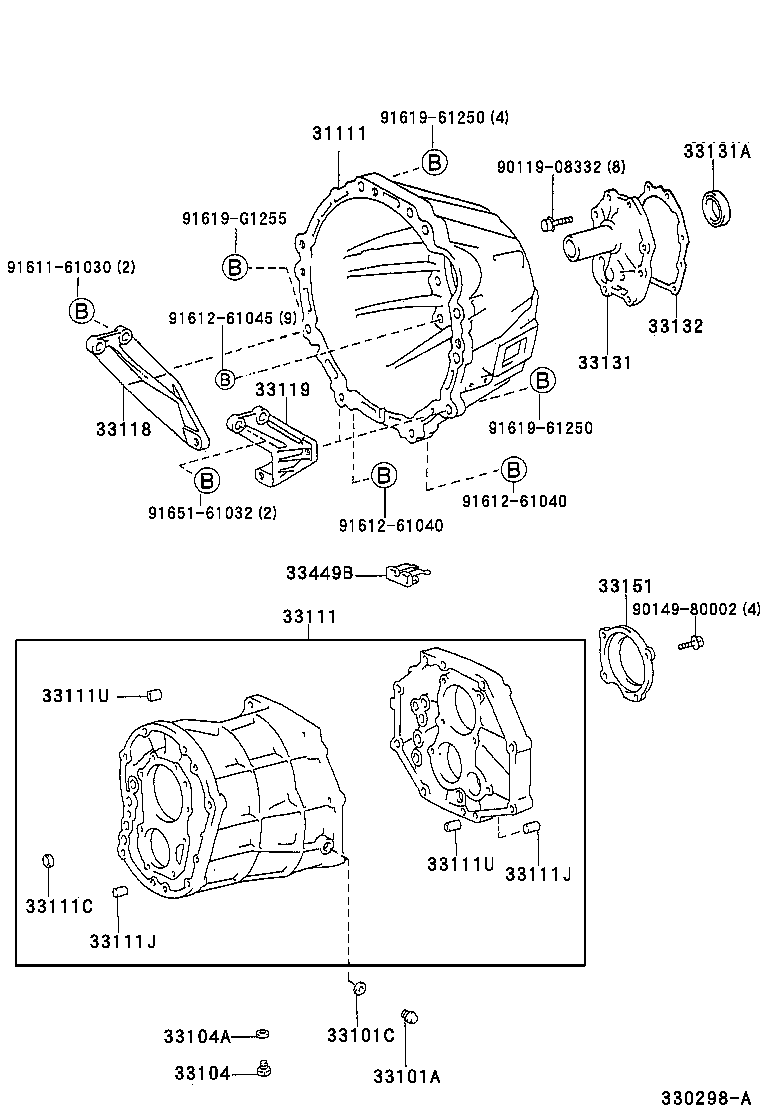 31111-26060 HOUSING, CLUTCH product image