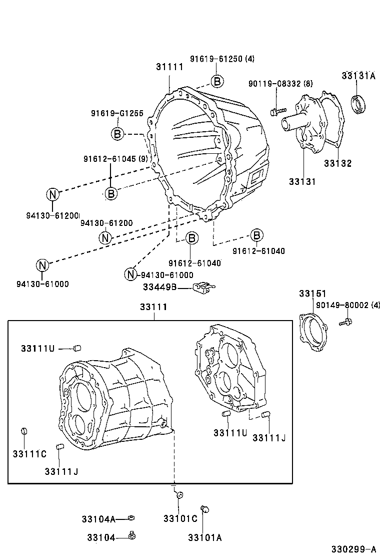 31111-26060 HOUSING, CLUTCH product image